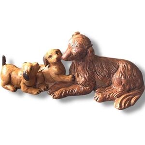 Fontanini Dog Family All Creatures Great & Small For Nativity For 5" Scale Italy